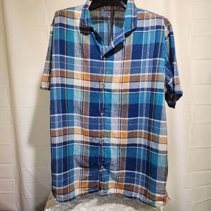 Multi colored Old Navy Button Up XL